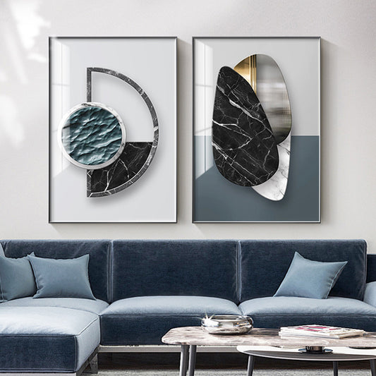 Abstract Geometric Canvas Wall Art Poster Home Decor
